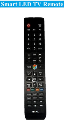 SINAL Smart Led TV Zoltran/Sony/Wisdom Smart Cloud Android(Match Your Old Remote)_FP LED Remote China Remote Controller(Black)