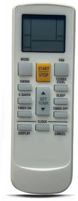 Ethex ® Re-231 Ac Remote compatible for Marq/Croma/Samsung/Onida/Cruise/Sansui/ Toshiba/Amazon Basics Match all functions with your Remote before placing order Remote Controller(White)