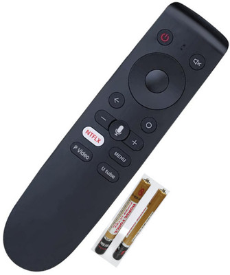 MIFKRT Voice Command + Google Assistant VOICE Command Remote Control Compatible with onplus ( 1+ Smart Android LED TV ) OnePlus Remote Controller(Black)