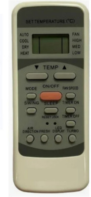 Ethex ® Re-12 Ac Remote compatible for Voltas/Bluestar Ac Remote Control (Match all functions with your Remote before placing order) Remote Controller(White)