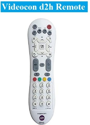 SINAL Videocon D2H Remote (RMT20)_FLP For Videocon D2H Remote Controller(Black)