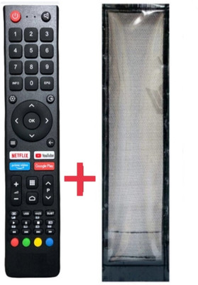 Paril (Remote+Cover) Tv Remote compatible for Bpl Smart led/lcd Tv (TvR-62 RC) With PU Leather Protective Cover(No Voice Command)(Same remote Only will work) Remote Controller(Black) Paril (Remote+Cover) Tv Remote compatible for Bpl Smart led/lcd Tv (TvR-62 RC) With PU Leather Protective Cover(No Voice Command)(Same remote Only will work) Remote Controller(Black)