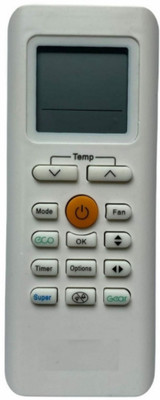 Ethex ® Re-205 Ac Remote compatible for Midea/Carrier Ac remoe control (Match all functions with your Remote before placing order) Remote Controller(White)