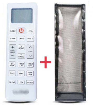 Paril (Remote+Cover) Ac Remote compatible for Lloyd Ac Re-253 With PU Leather Protective Cover( EXACTLY SAME REMOTE WILL ONLY WORK) Remote Controller(Black)