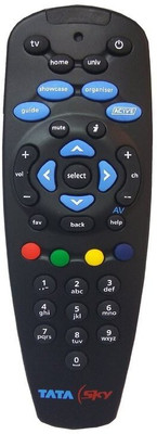 Diikon TATA Sky DTH tata sky dth universal TATA Sky DTH Remote Controller(Black)