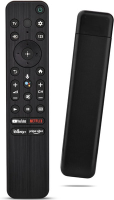 hybite Bluetooth Remote RMF-TX800P with Voice Function Compatible for Smart LED 4K TV Sony Voice Remote Controller(Black)