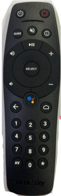 Ethex New TvR- 117 (NO Voice Command)(Same remote Only will work)(before buy check all images) Remote Controller(Black)