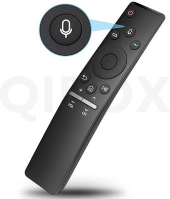QIBOX BN59-01312F Compatible Samsung Curved TV Remote Control & LED Android OLED QLED for BN59-01241A BN59-01242A BN59-01266A BN-01274A Smart UHD QLED LED TVs Models Remote Controller(Universal Genuine Samsung Voice Remote Control, Black)