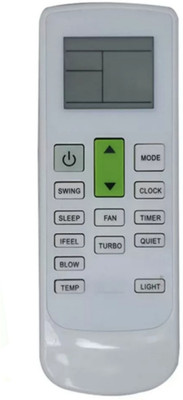 Ethex ® Re-173(2) Ac Remote compatible for Whirlpool magicool Inverter Ac Remote (Match all functions with your Remote before placing order) Remote Controller(White)