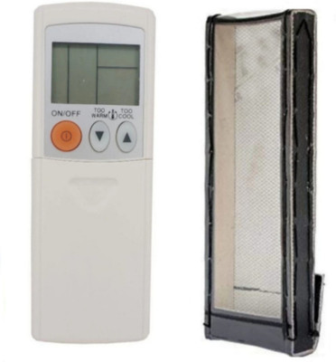 Ethex C-7 Re-56A Remote With cover compatible for Mitsubishi Ac Remote Control (white) Remote Controller(White)