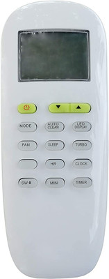 LipiWorld 215A AC Remote Compatible for  VIDEOCON AC Remote Controller(Grey/White)