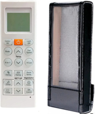 Ethex Remote+Cover) Ac Remote compatible for LG Ac remote control (4 in 1 Button) C-12 Re-36K Remote With cover compatible for LG Ac Remote (4 in 1 Button)( EXACTLY SAME REMOTE WILL ONLY WORK) Remote Controller(White)