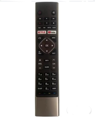 Paril ®23N TV REMOTE Compatible for Haier Smart TV LCD/LED Remote Control (No voice Command) (Exactly Same Remote Will Only Work) Remote Controller(Black)