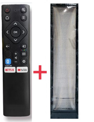 Ethex C-30 New TvR-14 Remote With cover compatible for Lloyd Smart led/lcd Tv Remote Control Remote Controller(Black)