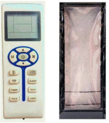 Ethex C-8 Re-166 Remote With cover compatible for Lloyd Ac Remote Control Remote Controller(White)