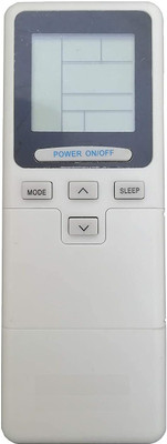 HDF Compatible for Fedders AC (99) Fedders AC Remote Controller(White)