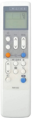 Ethex ® Re-38 Ac Remote compatible for Hitachi Ac Remote Controller(White)