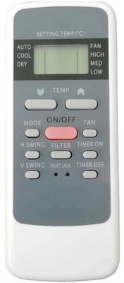 Ethex ® Re-137 Ac Remote compatible for Hitachi Ac Remote Control (Match all functions with your Remote before placing order) Remote Controller(White)