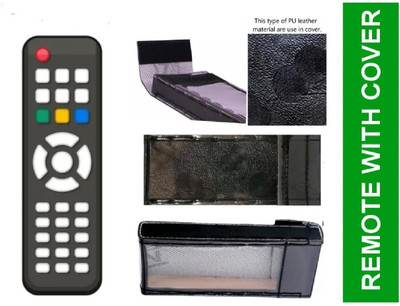 Paril (Remote+Cover) Tv Remote compatible for Haier Smart led/lcd Tv TvR-20 RC With PU Leather Protective Cover( EXACTLY SAME REMOTE WILL ONLY WORK) Remote Controller(Black)