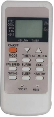 Ethex ® Re-135 Ac Remote compatible for IFB/Whirlpool Ac (Match all functions with your Remote before placing order) ( check all images) Remote Controller(White)