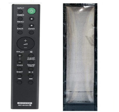 Paril (Remote+Cover) Remote compatible for Sony Home theatre Remote Control TvR-5 RC With PU Leather Protective Cover( EXACTLY SAME REMOTE WILL ONLY WORK) Remote Controller(Black)