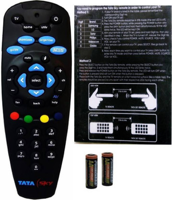 Diikon TATA Sky DTH Tata sky dth remote TATA Sky DTH Remote Controller(Black)