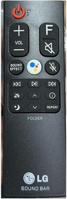 Paril ®131N Remote compatible for LG Sound Bar Music system Remote control (No voice Command) (Exactly Same Remote Will Only Work) Remote Controller(Black)