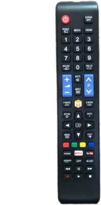 Paril Remote Compatible for Samsung /assemble china Smart LED/LCD Tv Remote Control Black Remote Controller(Black)