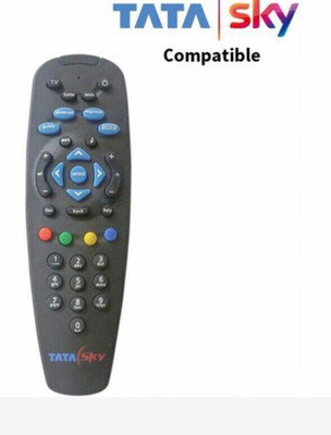 Paril remote compatible For  TaTa sky Remote Controller(Black)
