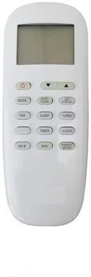 Piyush REMOTE NO 215 FOR SPLIT AC .(WI-FI BUTTON) COMPATIBLE TO VIDEOCON SEND REMOTE PHOTO 9822247789 WHATSAPP VERIFICATION Remote Controller(White)