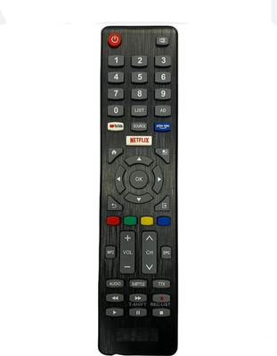 Sugnesh ®72 N TV REMOTE Compatible for Sansui Smart TV LCD/LED Remote Control (Macthing with Old Remote,same Remote will Only work) Remote Controller(Black)