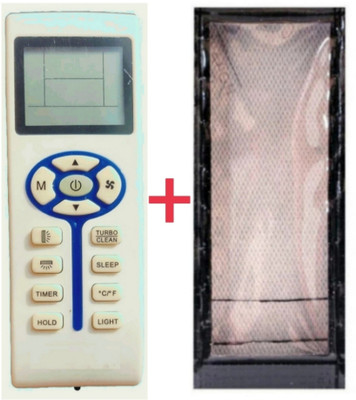 Paril (Remote+Cover) Ac Remote compatible for Lloyd Ac Re-166 With PU Leather Protective Cover( EXACTLY SAME REMOTE WILL ONLY WORK) Remote Controller(Black)