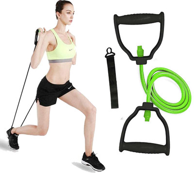 BQH Resistance Bands |Single Toning Tube with Adjustable Comfort Handles Resistance Tube(Multicolor)