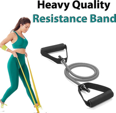 FFive Toning Resistance Tube Pull Rope Elastic Rubber Exercise for Stretching Workout Resistance Tube(Multicolor)