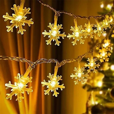 Flora 16 LEDs 3 m Yellow Flickering Snow Flake Rice Lights(Pack of 1)