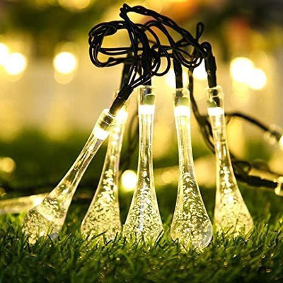 K D ENTERPRISE 16 LEDs 4 m Multicolor Color Changing Water Drop Rice Lights(Pack of 1)