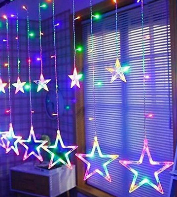 VibeX 138 LEDs 3 m Multicolor Flickering, Steady Star Rice Lights(Pack of 1)