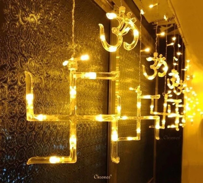 Mudgalelectricals 138 LEDs 2.5 m Gold Steady Om Rice Lights(Pack of 1)
