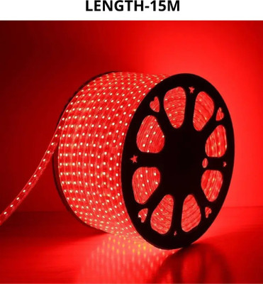 ZESTRUM 1200 LEDs 15 m Red Steady Strip Rice Lights(Pack of 1)
