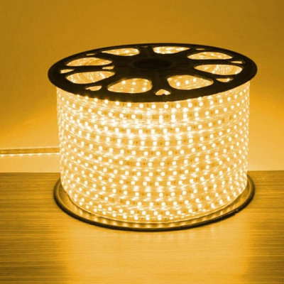 spark world 1200 LEDs 5 m Yellow Steady Strip Rice Lights(Pack of 1)