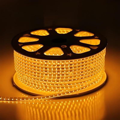 BMP 1200 LEDs 10 m Gold Steady Strip Rice Lights(Pack of 1)
