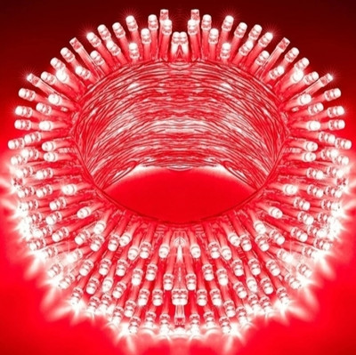 Herikon 40 LEDs 11.5 m Red Steady Ball Rice Lights(Pack of 1)