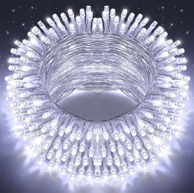 Perikam 56 LEDs 16 m White Steady String Rice Lights(Pack of 1)