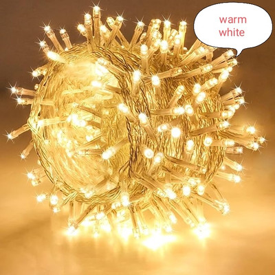 Daiconstar 40 LEDs 15 m Yellow, White Steady String Rice Lights(Pack of 1)