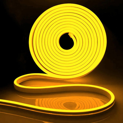 REPISH 600 LEDs 5 m Yellow Steady Strip Rice Lights(Pack of 1)