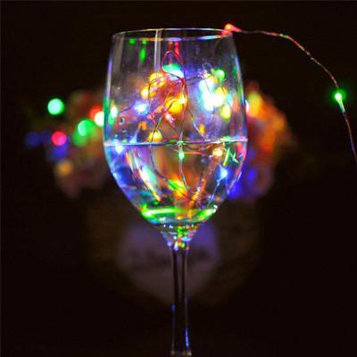 OneClickPicks 20 LEDs 3.05 m Multicolor Steady String Rice Lights(Pack of 10)
