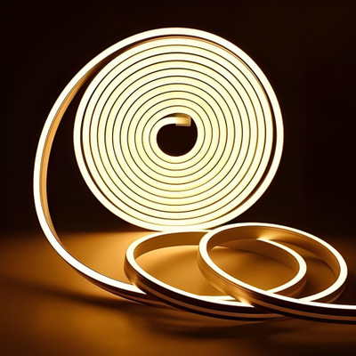 TECHGEAR 600 LEDs 5 m Yellow, White Steady String Rice Lights(Pack of 1)