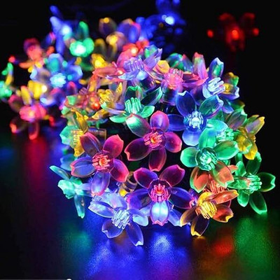 DECRETIVE 16 LEDs 5 m Multicolor Color Changing Flower Rice Lights(Pack of 2)
