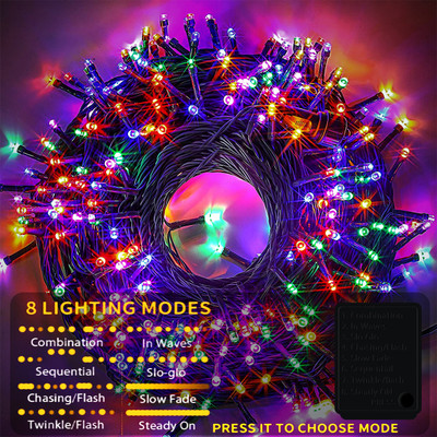 RYT 200 LEDs 45 m Multicolor Flickering String Rice Lights(Pack of 1)