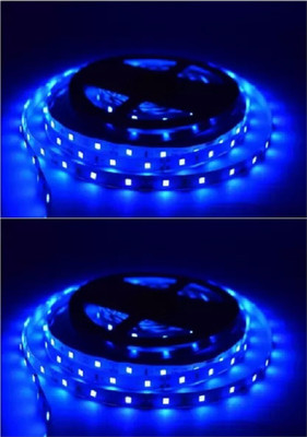 Daiwik 130 LEDs 3 m Blue Steady Strip Rice Lights(Pack of 2)